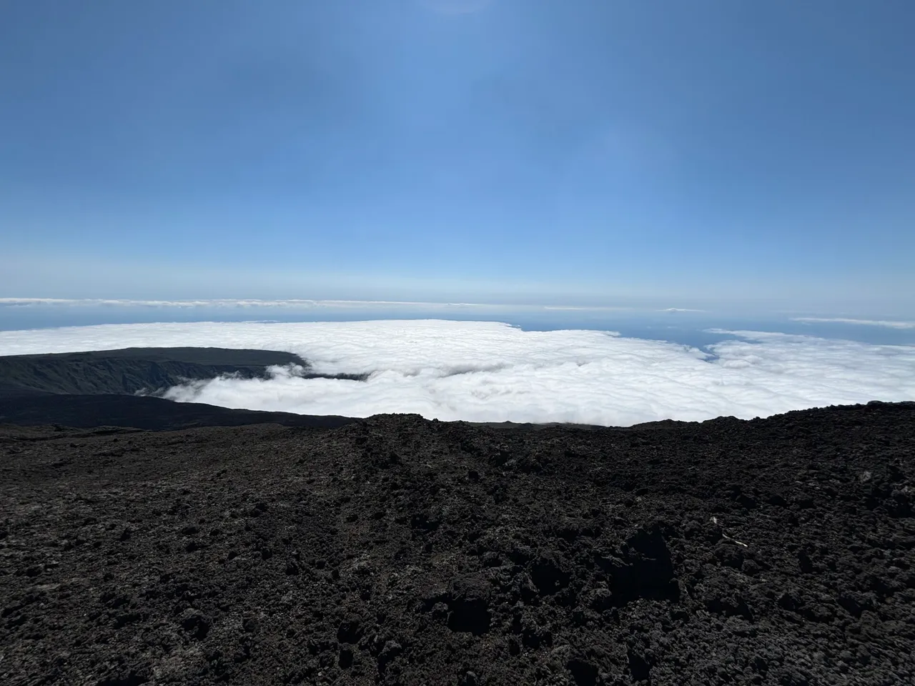 Le sommet du Piton de la Fournaise